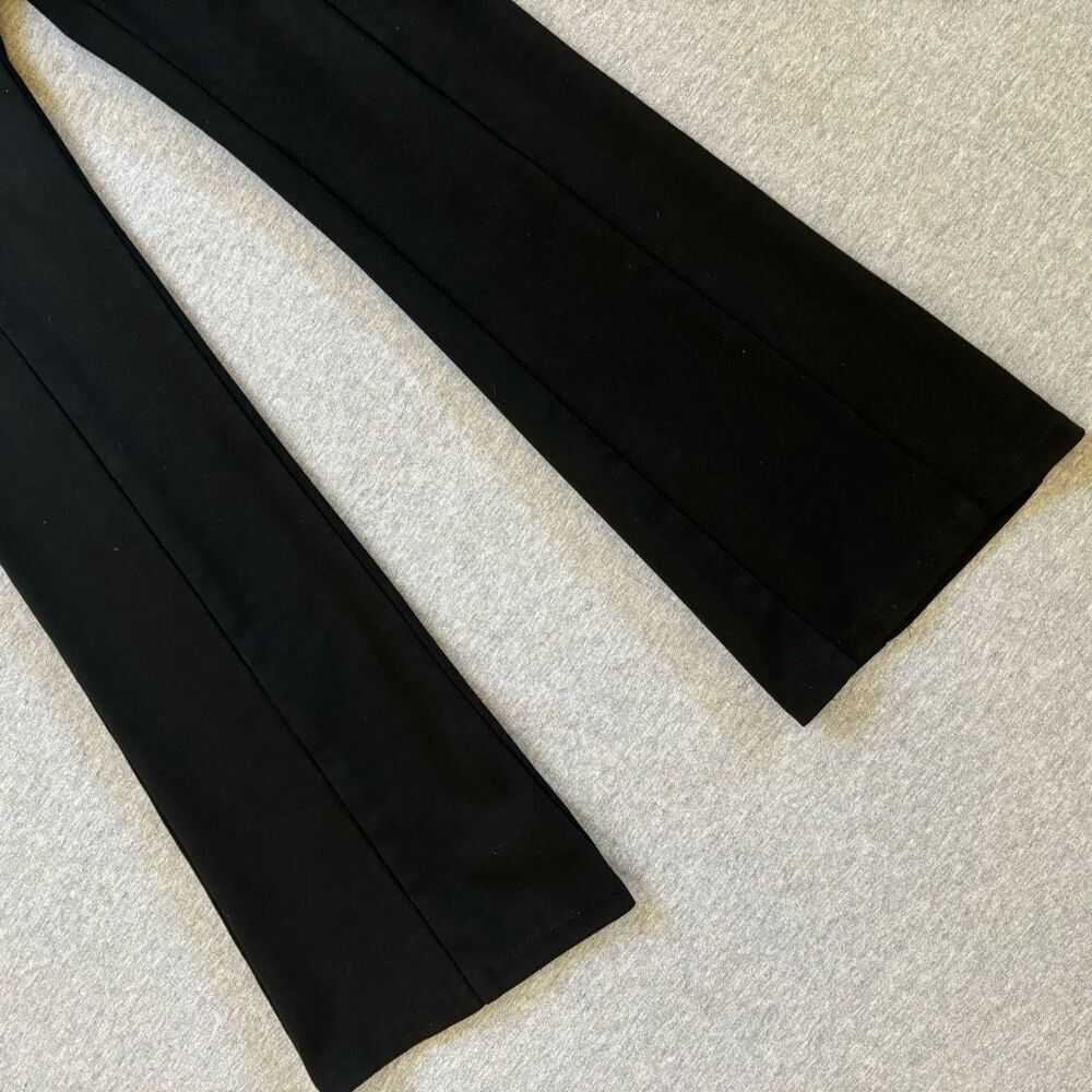 International Concepts INC NWOT black crop ankle flare pull on pants size 0 peti - Picture 3 of 7